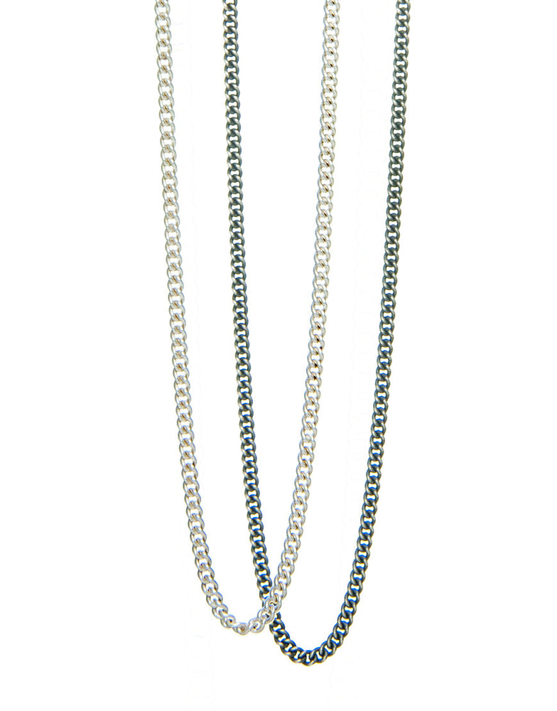 PANZERKETTE Halskette silber