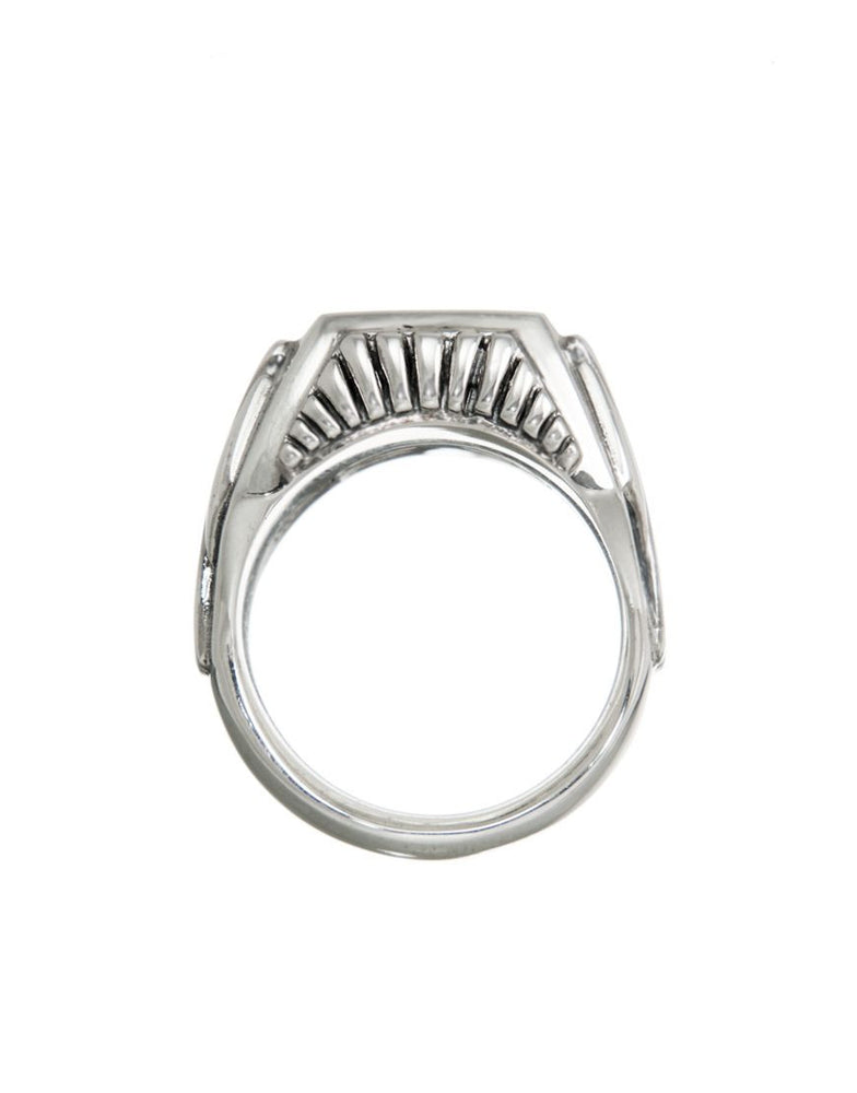 Siegelring - BOSTON mit rotem Achat - Sterling Silber EINSBERLIN Seitenansicht