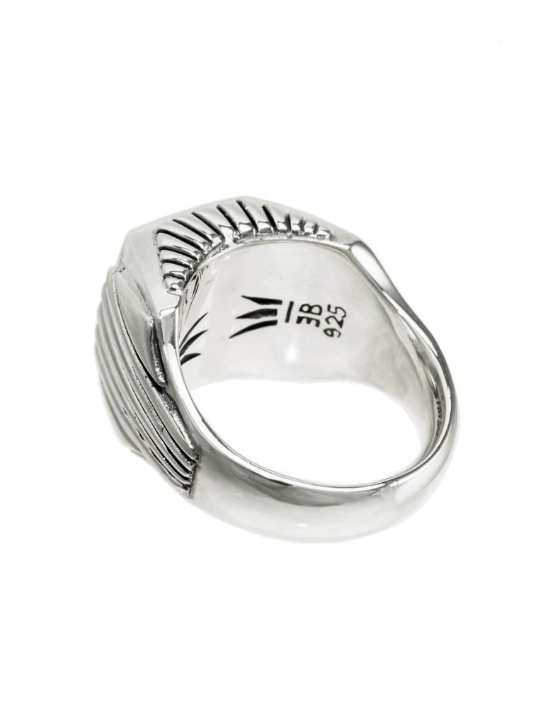 Detail: Siegelring - BOSTON Onyx - EINSBERLIN - Sterling Silber