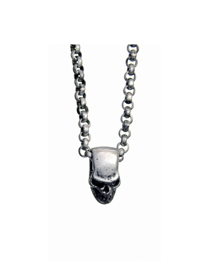 TOTENKOPF SKULL Anhänger M silber